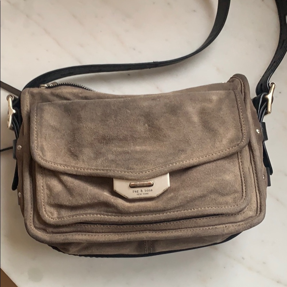 Rag and bone suede purse